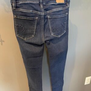 American Eagle Outfitters Dark Blue Skinny Jeans
